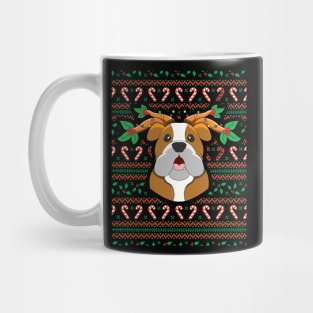 Not so ugly Christmas Bulldog Mug